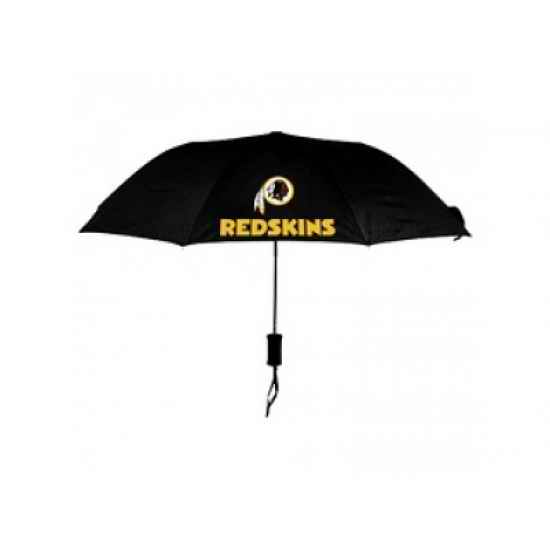 NFL Washington Redskins Folding Umbrella Black